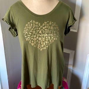 Olive tee